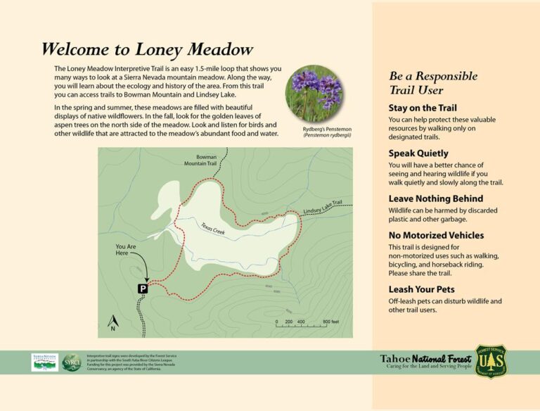 Loney Meadow Interpretive Trail